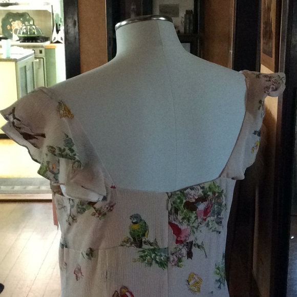 NANETTE LEPORE BEAUTFUL SILK CHIFFON DRESS - Picture 4 of 5